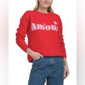 Cupcakes & Cashmere Red 'Amour' Knit Sweater Size L
Valentine’s Day Love Cozy